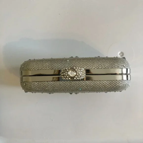 Charming Charlie RSVP Silver Ring Clutch - Picture 3 of 3